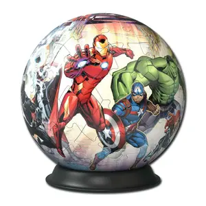 Puzzle 72 pieces 3d ball - marvel avengers Ravensburger image-2