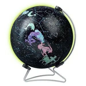 180-piece 3d phosphorescent globe puzzle starry sky map Ravensburger image-2
