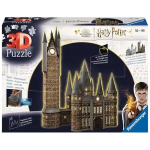 puzzle 3d illuminato del castello di hogwarts - la torre astronomica Ravensburger Harry Potter image-1