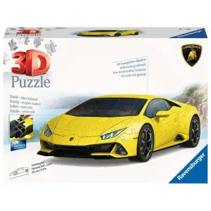 3d puzzle Ravensburger Lamborghini Huracán EVO Edition jaune (avec grille) image-2