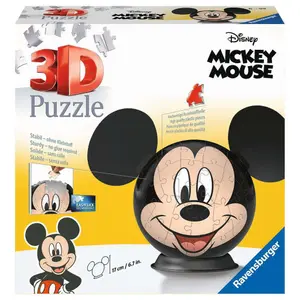 Puzzle 72 pieces 3d ball - disney mickey mouse Ravensburger image-0