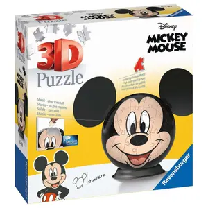 Puzzle 72 pieces 3d ball - disney mickey mouse Ravensburger image-1