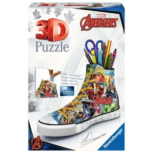 108 pieces 3d sneaker puzzle - marvel avengers Ravensburger image-0