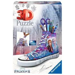 108 pieces 3d sneaker puzzle - disney the snow queen 2 Ravensburger image-0