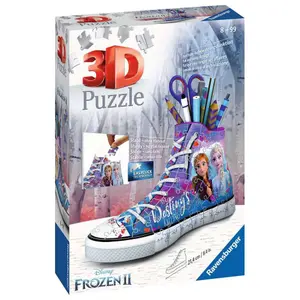 108 pieces 3d sneaker puzzle - disney the snow queen 2 Ravensburger image-1