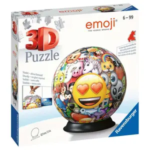 Puzzle 72 pieces 3d ball - emoji Ravensburger image-0