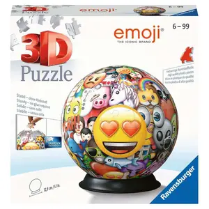 Puzzle 72 pieces 3d ball - emoji Ravensburger image-1