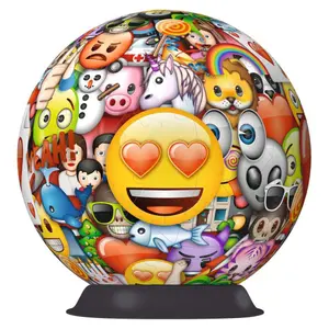 Puzzle 72 pieces 3d ball - emoji Ravensburger image-2
