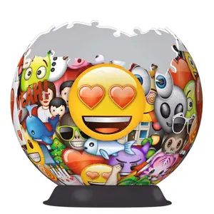 Puzzle 72 pieces 3d ball - emoji Ravensburger image-3