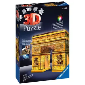 Puzzle 216 pieces 3d triumphal arch illuminated Ravensburger image-1