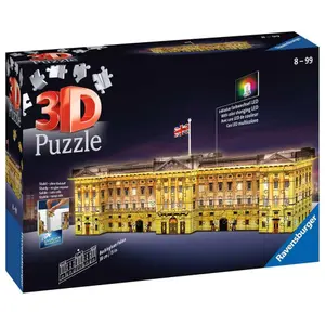 Puzzle 216 pieces 3d buckingham palace illuminated Ravensburger image-0