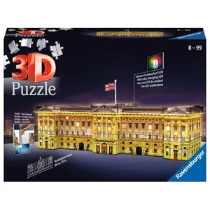 Puzzle 216 pieces 3d buckingham palace illuminated Ravensburger image-1