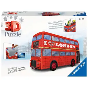 Puzzle 216 pieces 3d London bus Ravensburger image-0