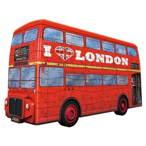 Puzzle 216 pieces 3d London bus Ravensburger image-1