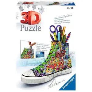 108 pieces 3d sneaker puzzle - graffiti Ravensburger image-0
