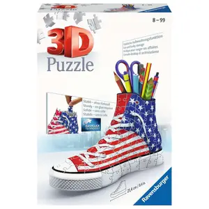 108 pieces 3d sneaker puzzle - american style Ravensburger image-0