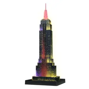 Puzzle 216 pieces 3d empire state building illuminated Ravensburger image-2