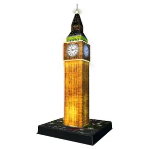 Puzzle 216 pieces 3d big ben illuminated Ravensburger image-2