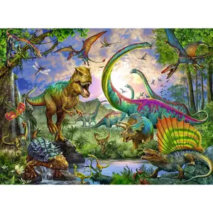 Puzzle 200 pieces xxl the kingdom of dinosaurs Ravensburger image-1