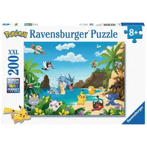 Puzzle 200 pieces xxl catch them all! / pokémon Ravensburger image-0