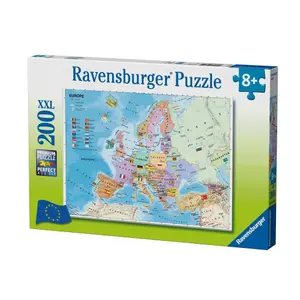 Puzzle 200 pieces xxl map of europe Ravensburger image-0