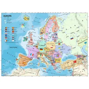 Puzzle 200 pieces xxl map of europe Ravensburger image-1