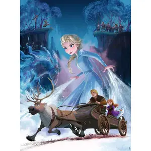 Puzzle 200 pieces xxl the mysterious forest / disney the snow queen 2 Ravensburger image-1