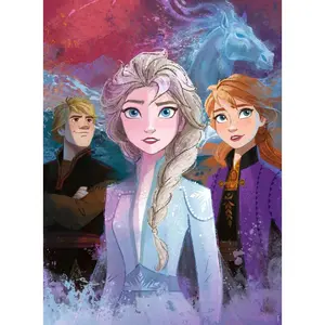 Puzzle 300 pieces xxl elsa, anna and kristoff / disney the snow queen 2 Ravensburger image-1