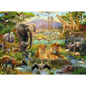 Puzzle 200 pieces xxl savannah animals Ravensburger image-1