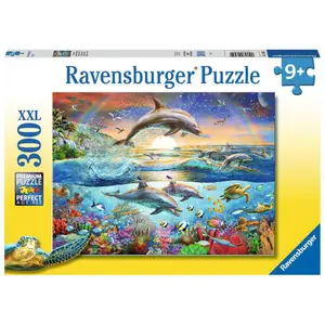 Puzzle 300 pieces xxl the dolphin paradise Ravensburger image-0