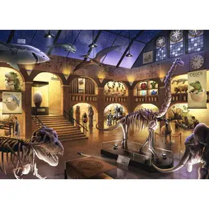 368 piece puzzle escape kids - a night at the museum Ravensburger image-1