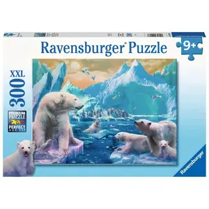 Puzzle 300 pieces xxl in the kingdom of the polar bears Ravensburger image-0