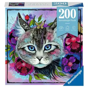 Puzzles 200 pieces cat's eye moment Ravensburger image-0