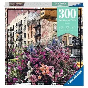 Puzzle 300 pieces new york flowery moment Ravensburger image-0