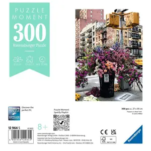 Puzzle 300 pieces new york flowery moment Ravensburger image-1
