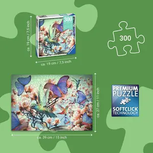 300 piece hummingbird puzzle Ravensburger image-3