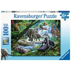 100 pieces jungle animals puzzle xxl Ravensburger image-0