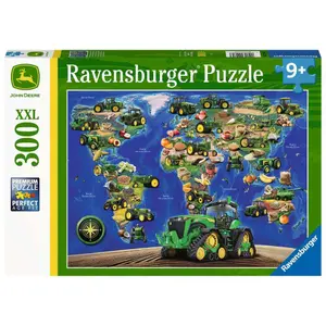 Puzzle 300 pieces xxl the world john deere Ravensburger image-1