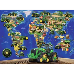 Puzzle 300 pieces xxl the world john deere Ravensburger image-0