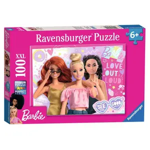 100 pieces puzzle xxl always see the good side / barbie Ravensburger image-1