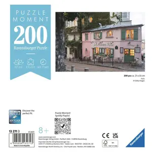 Puzzles 200 pieces at the time of the house rose Ravensburger image-1