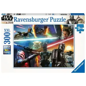 Puzzle 300 pieces xxl crossfire / star wars the mandalorian Ravensburger image-0