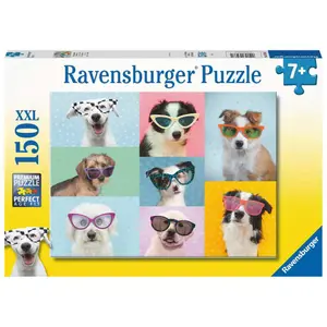 150 pieces puzzle xxl funny dogs Ravensburger image-0