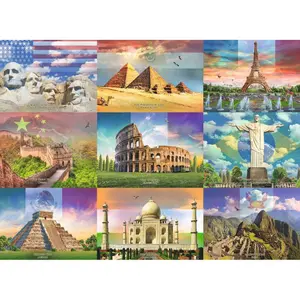 Puzzle 200 pieces xxl the monuments of the world Ravensburger image-1