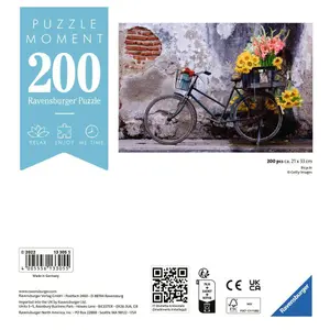 Puzzles 200 pieces bicycle moment Ravensburger image-1