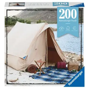 Puzzles 200 pieces moment camping Ravensburger image-0