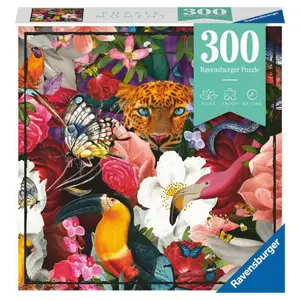 Puzzle 300 pieces tropical flowers moment Ravensburger image-0