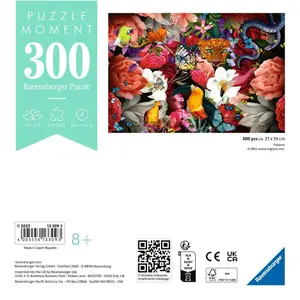 Puzzle 300 pieces tropical flowers moment Ravensburger image-1