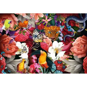 Puzzle 300 pieces tropical flowers moment Ravensburger image-2