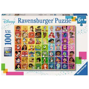100-piece puzzle xxl the disney color palette Ravensburger image-1